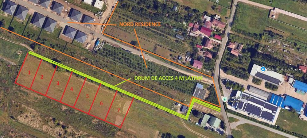 Teren de vânzare teren în Bujoreni - Olteni (lângă Nord Residence)