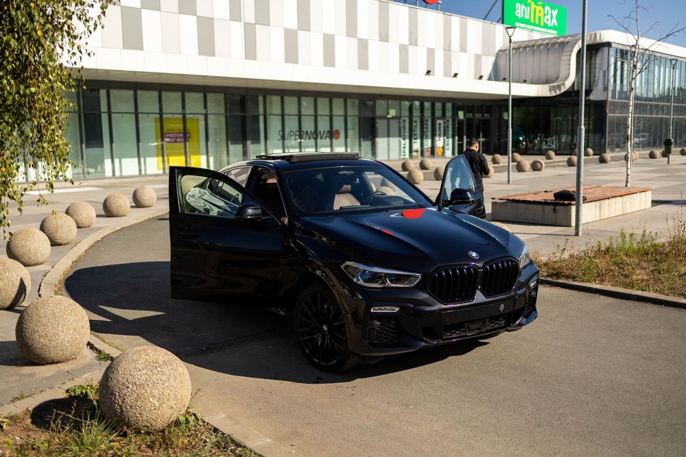 BMW X6 4.0D 340CP MHEV/M-PAK/INDIVIDUAL/SKY LOUNGE/360/SWAR/HEAD-UP/PANO/laser/ventilate/racire/comfort/unic propr/ca noua/posib credit/leasing/cash