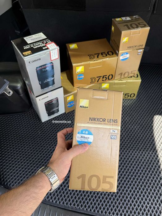 Nikon D750 Body va Nikon 105mm Micro AF-S VR f2.8G IF-ED