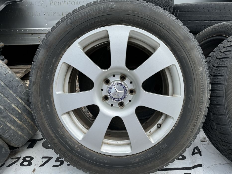 Mercedes 17” джанти за S класа и CLS +  Continental зимни гуми
