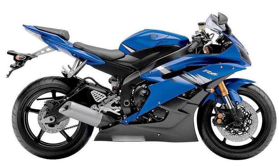 Стикери Yamaha R6 трето поколение 2006г-2007г лепенки Ямаха р6 rj11