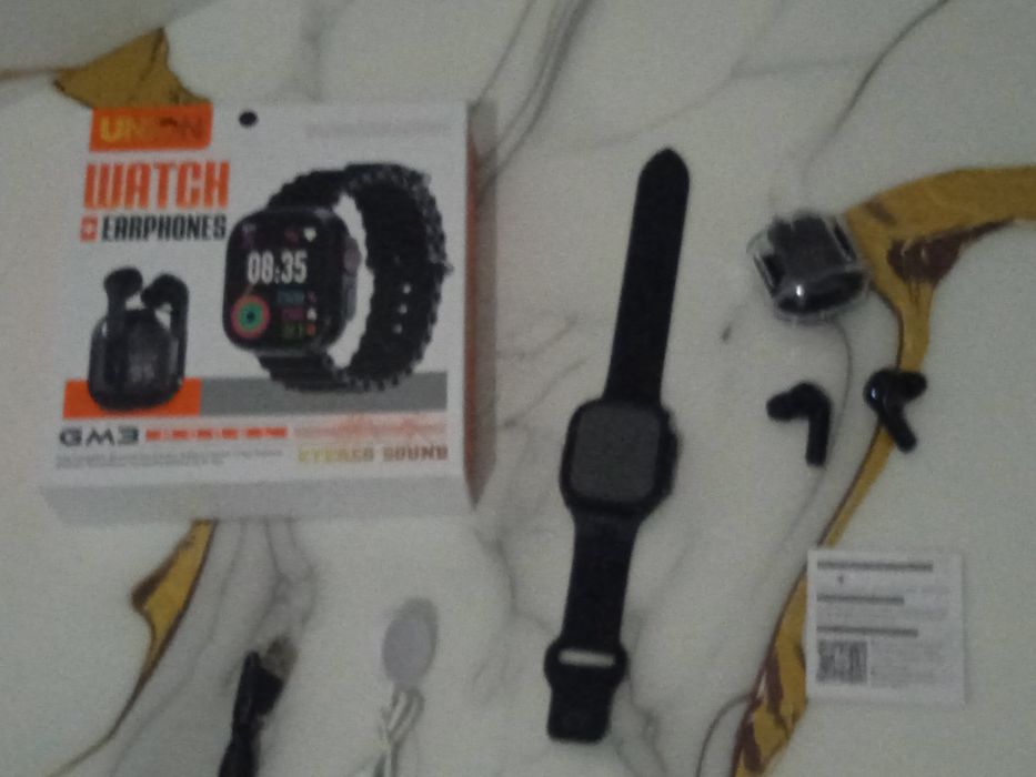 Смарт часы с наушниками комплект