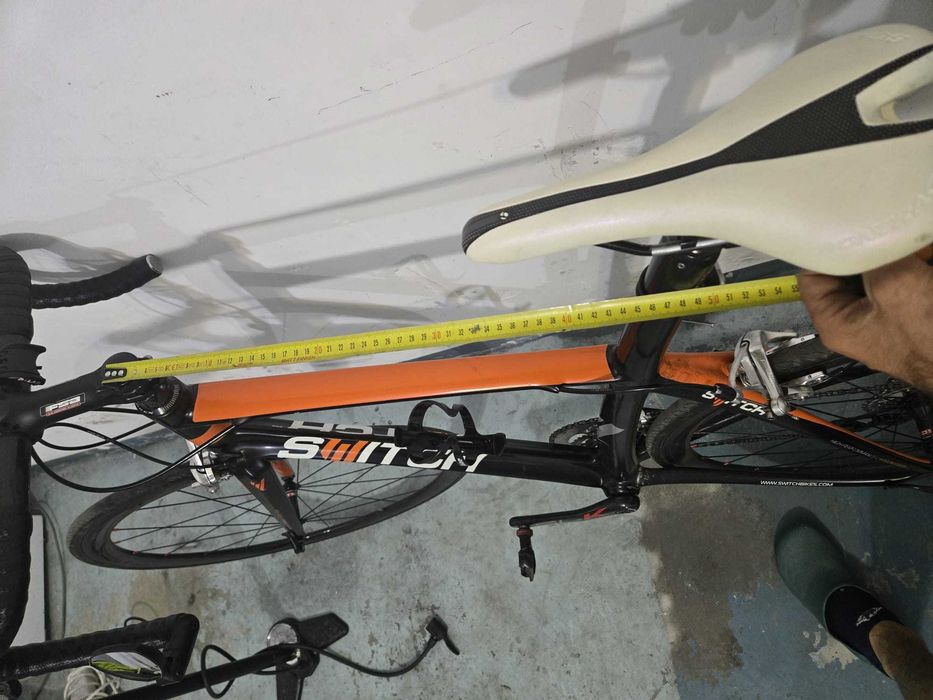 Bicicleta cursiera semicursa full carbon/roti Switch cu  Sram Red M/54 11-34T 6.1 KG