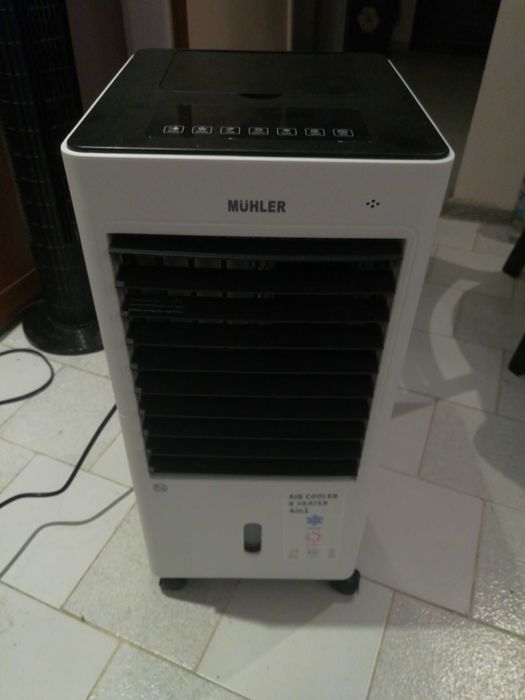 ПРОМО!! Мобилен охладител и отоплител Muhler MC-6066H, 2000W, LED, Бял