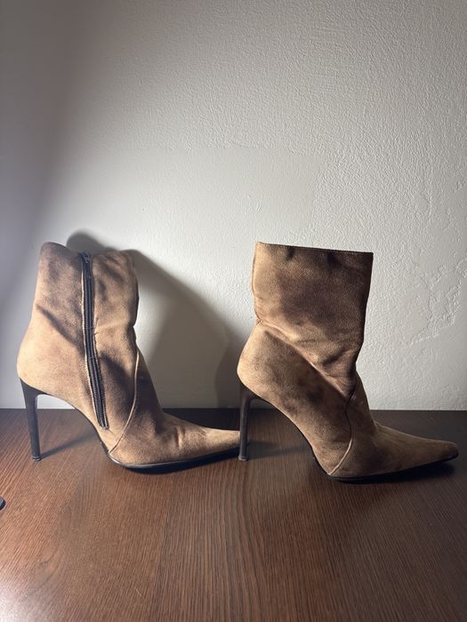 Botine dama maro cu toc