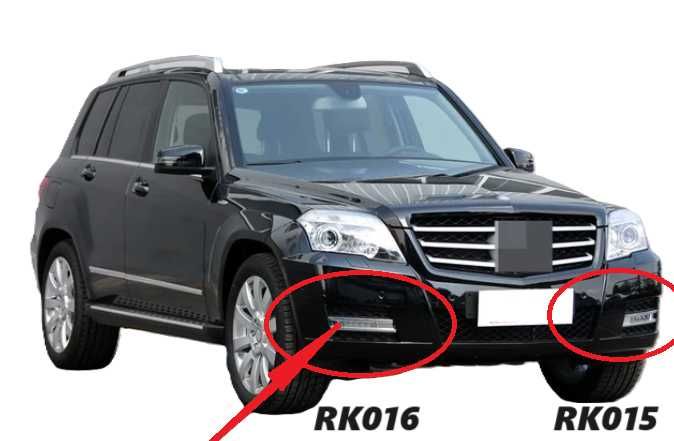 Решетка лява дясна дневна светлина Mercedes X204 GLK SUV 4x4 халоген
