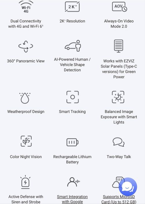 EZVIZ HB8 Lite 4G — SIM-karta va Wi-Fi bilan ishlovchi aqlli kamera!