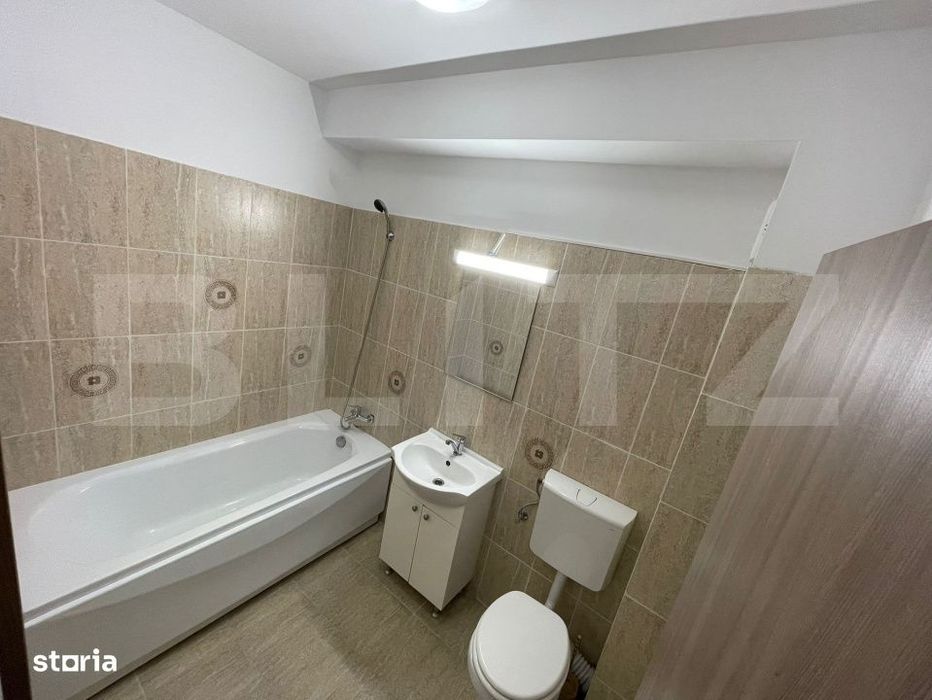 Apartament spatios cu 2 camere decomandate, parcare, terasa, cart Buna