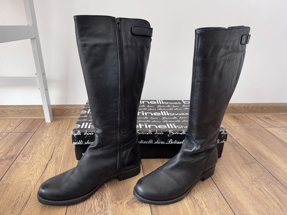 Естествени кожени ботуши, българско производство