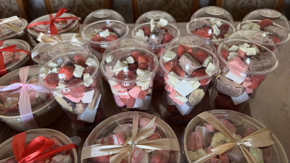 Сублимированные фрукты и мороженный