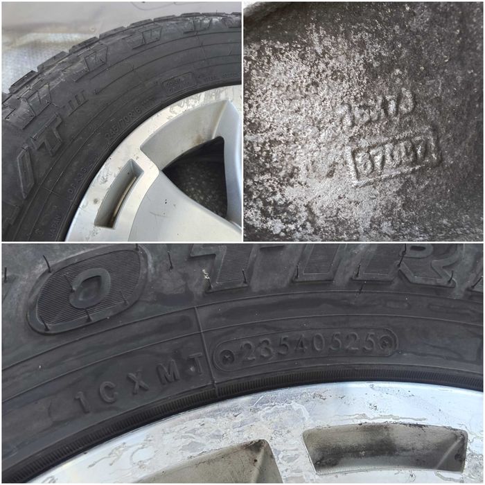Set 4 Jante Aliaj R16 6x139.7 Ford Ranger / Mazda BT-50 / Dimensiune 16x7J (12A)