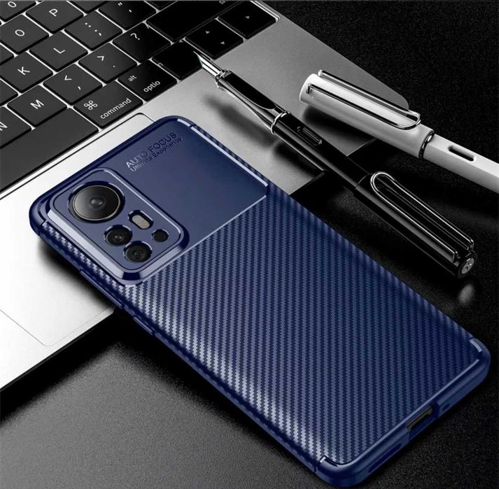 Husa Antisoc model Carbon pt Xiaomi 12 Pro 5G / Redmi Note 12 Pro 5G