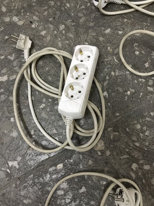 Удлинитель бытовые 3м, 5м 2м, 1,5 м