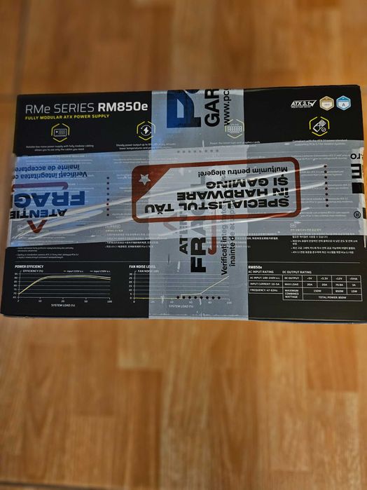 Sursa Corsair RM850e, Fully Modular, neagra, noua in cutie