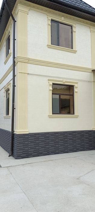 Жидкий травертин полифасад