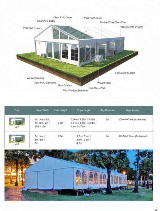 Hale modulare / corturi evenimente – structuri moderne din aluminiu și