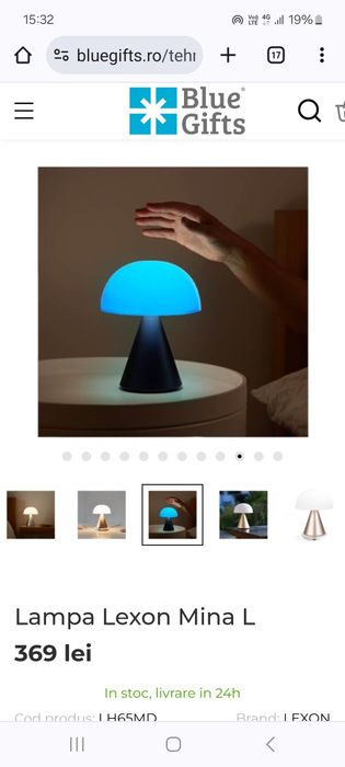 Originale Vand lampa lampi Lexon Mina Mina M Mina L