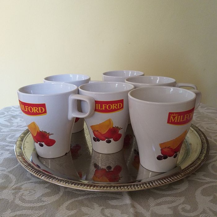 Порцеланови чаши за чай 6 бр