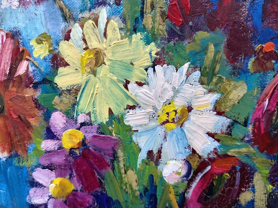 Tablouri vechi pereche - flori - semnate A Ciupe