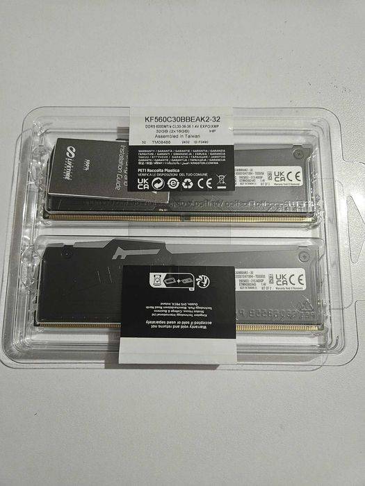Нова RAM памет Kingston FURY Beast RGB 32GB 2x16 DDR5 6000MHz CL30 с ГАРАНЦИЯ!!!