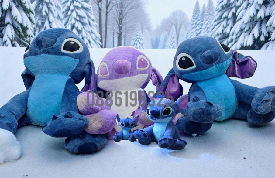 Голям плюшен Стич, голяма плюшена играчка Лило и Стич 100/200см