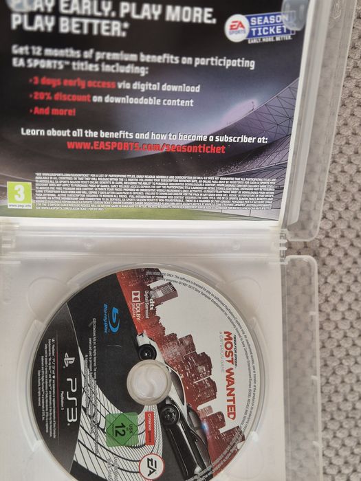 Joc original Need for Speed Most Wanted PlayStation 3 PS3 PS 3
