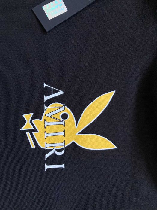 НОВ ОРИГИНАЛЕН Amiri Playboy Cover Bunny Hoodie суитчър суичър XL