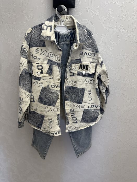 Джинсовый костюм для мальчика