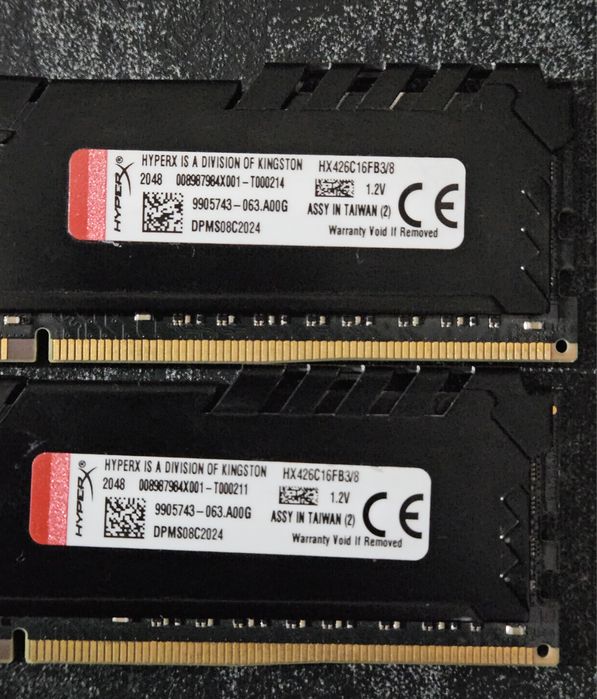 Акция!! Оперативки HyperX Fury 2x8 16Gb 2666Mhz DDR4