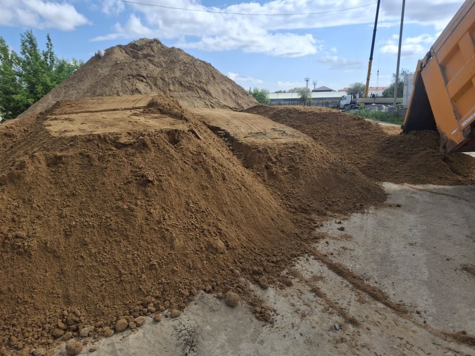 Песок баласт щебень пгс грунт