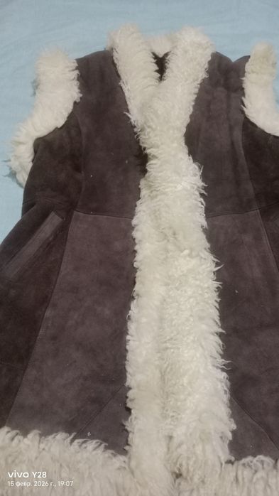 Жилетка Натуральная кожа с мехом