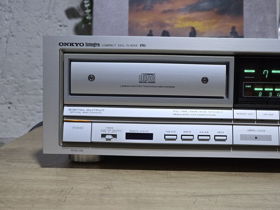 Cd player ONKYO integra DX-6550, varf de serie, hifi stereo, argintiu