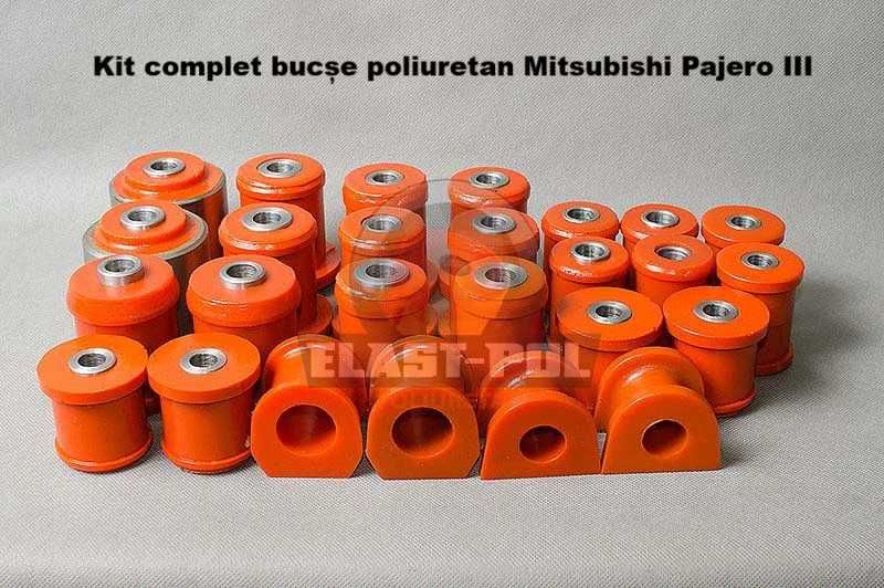 Kit complet bucse Mitsubishi Pajero Mk 1/2/3 + Pajero Sport-Poliuretan