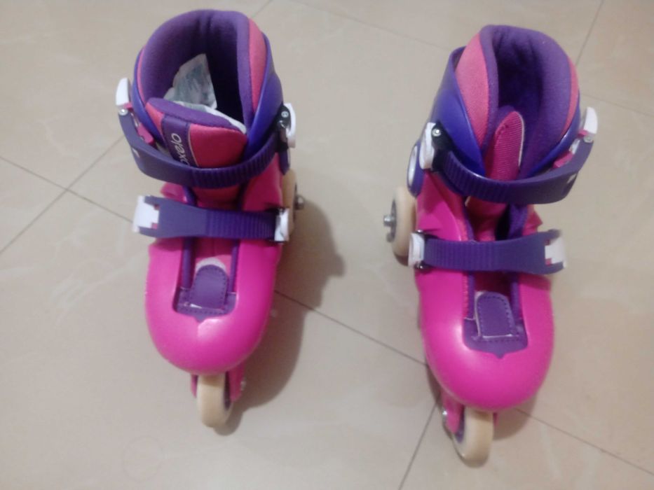 Ролкови кънки със сет за ръцете и колената