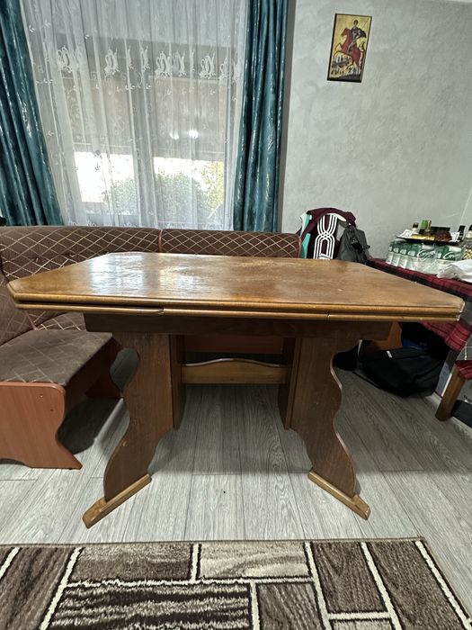 Masa din lem extensibila