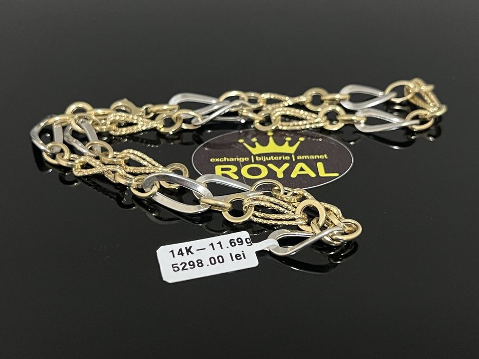 Bijuteria Royal CB ; Lant aur 14k 585  11,69 gr