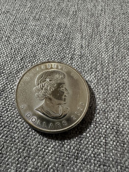 Moneda Argint Maple Leaf 31.10 g, 2020