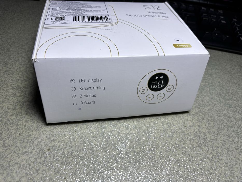 Pompa electrica pentru lapte san, 180ml, 2 moduri, 9nivele, fara BPA