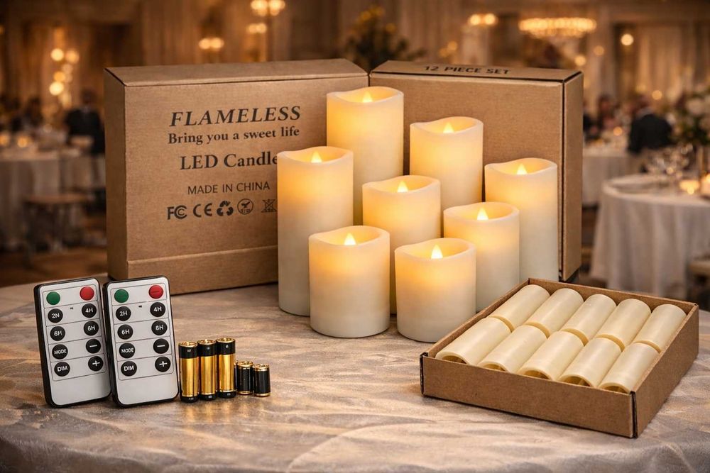 Бутикова селекция от сватбена декорация  – цветя, кутии за подаръци, LED свещи, стойка с цветна аранжировка, сватбени кошници,