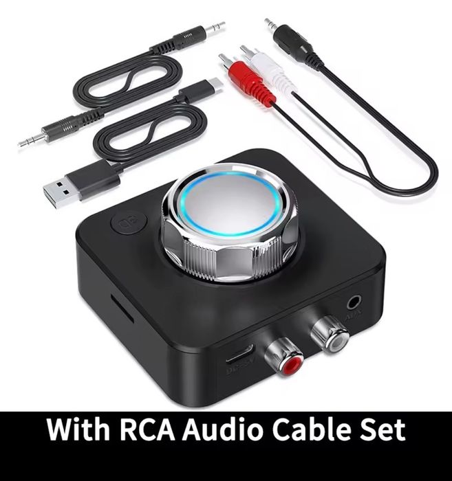 Receptor Audio Bluetooth cu efect de sunet 3D, Cablu Audio Inclus jack RCA
