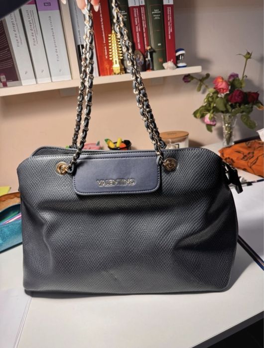geanta Valentino navy blue