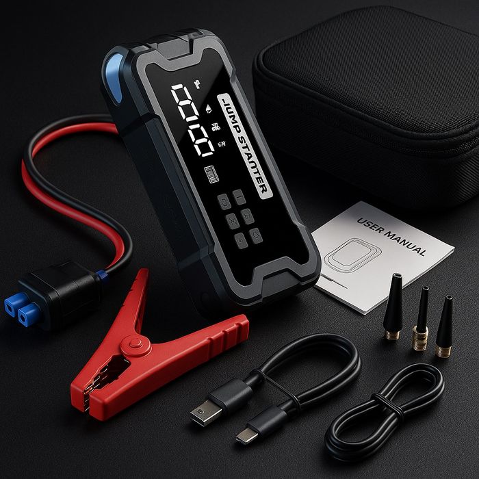 Аварийный стартер 24000 mAh для авто и мото