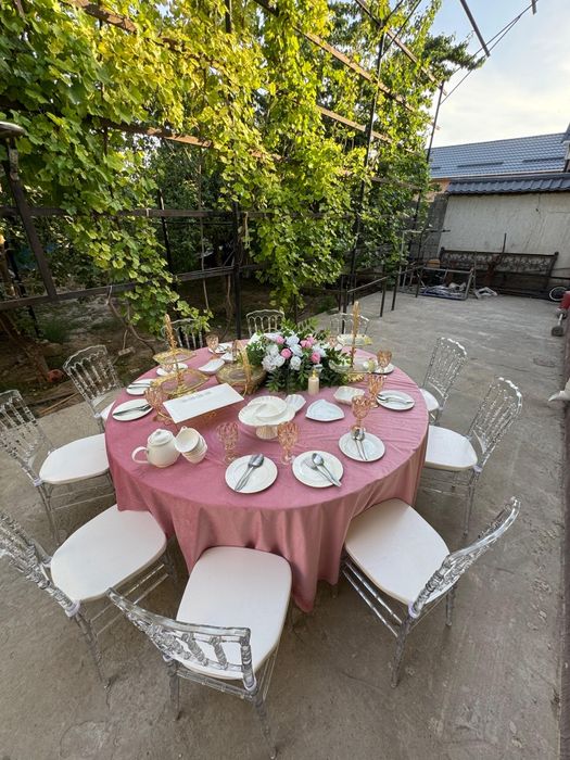 Прокат стол стулья элита посудалар