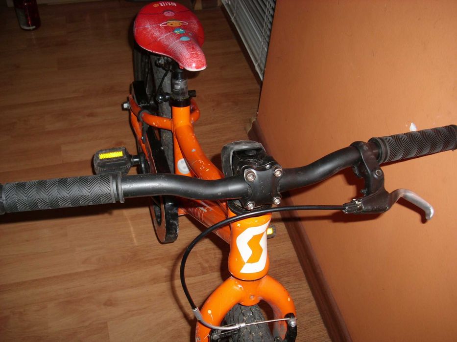 SCOTT 16 ″ АЛУМИНИЕВ USA Детски велосипед,колело със спомагателни колела.Промо!