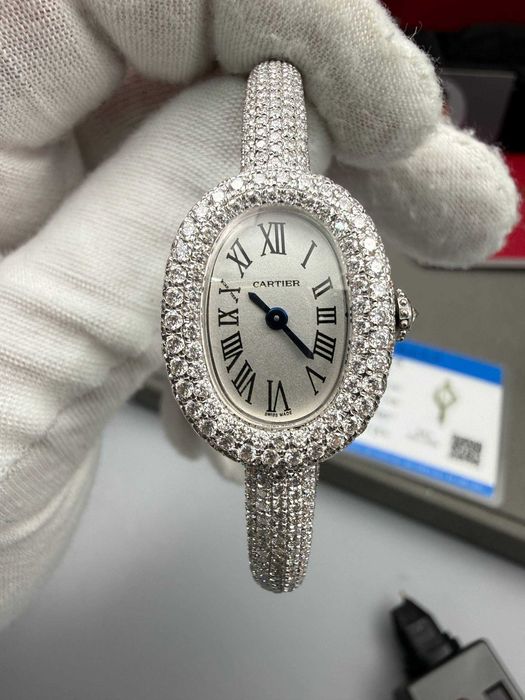 Cartier Baignoire full Diamond