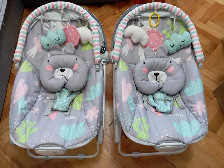 2 бр. Бебешки шезлонг-люлка