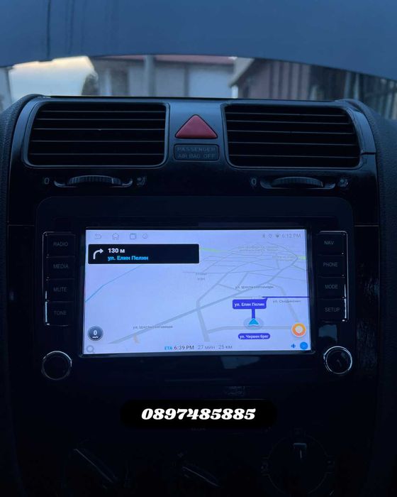 Мултимедия за VW Golf Passat Jetta| Android 14,MirrorLink, 4GB/32GB