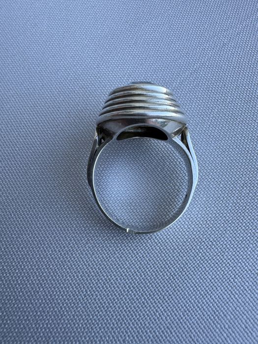 Inel din argint si acvamarin