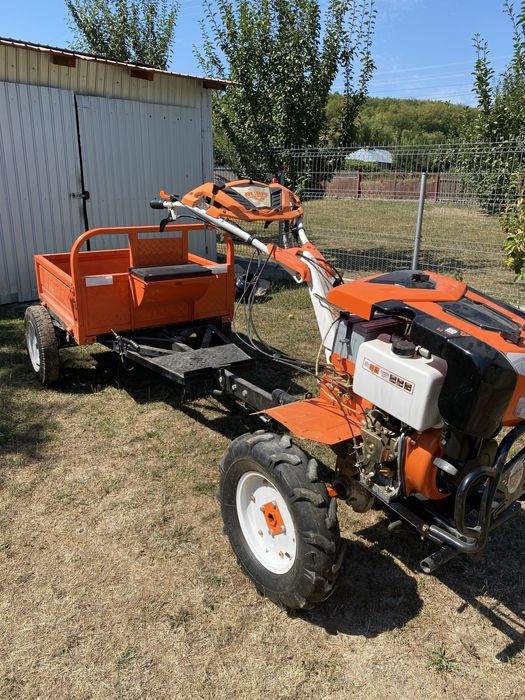 Motocultor Ruris + accesorii (freză, plantator cartofi, năschitor)