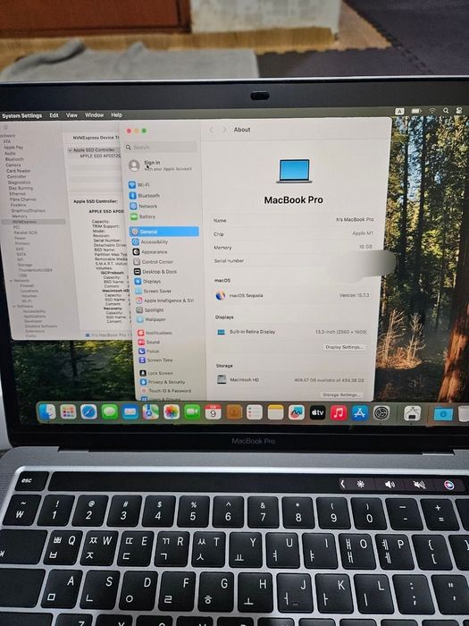 MacBook pro m1 13 dyum spacegray 16GB/512GB/magic mouse 2 full box